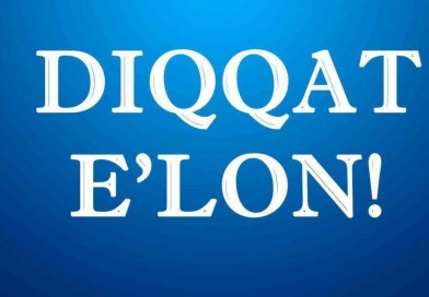 DIQQAT E'LON 2024-yil 22-oktabr