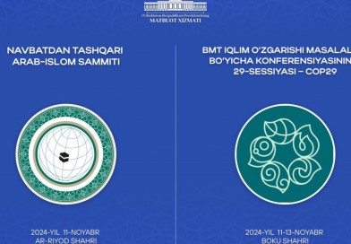 O‘zbekiston Prezidenti Saudiya Arabistoni va Ozarbayjonga tashrif buyuradi