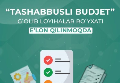 Sariosiyo tumani bo‘yicha tashabbusli budjetlashtirish natijalari yuzasidan ma'lumot