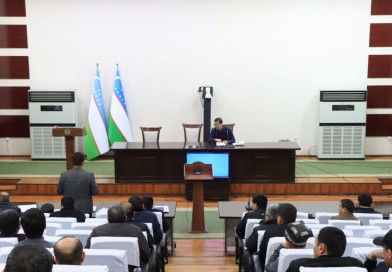 Shtab yig‘ilishida topshiriqlar ijrosi muhokamasi bo‘ldi